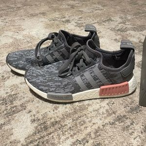 Adidas Ultraboost Running Shoes - Grey Pixel Pattern